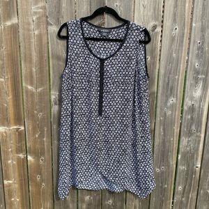 Sleeveless tunic with tulip hem SIZE 16 from Addition Elle